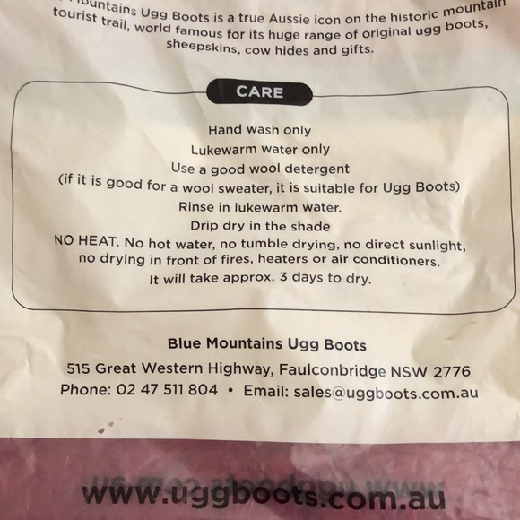 Authentic Made in Australia Blue Mountains UGG Boots ~ NWT!!! - Picture 14 of 15